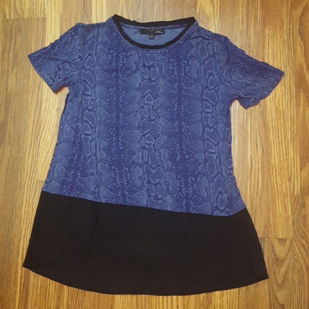 Elie Tahari Snakeskin Pattern Blouse